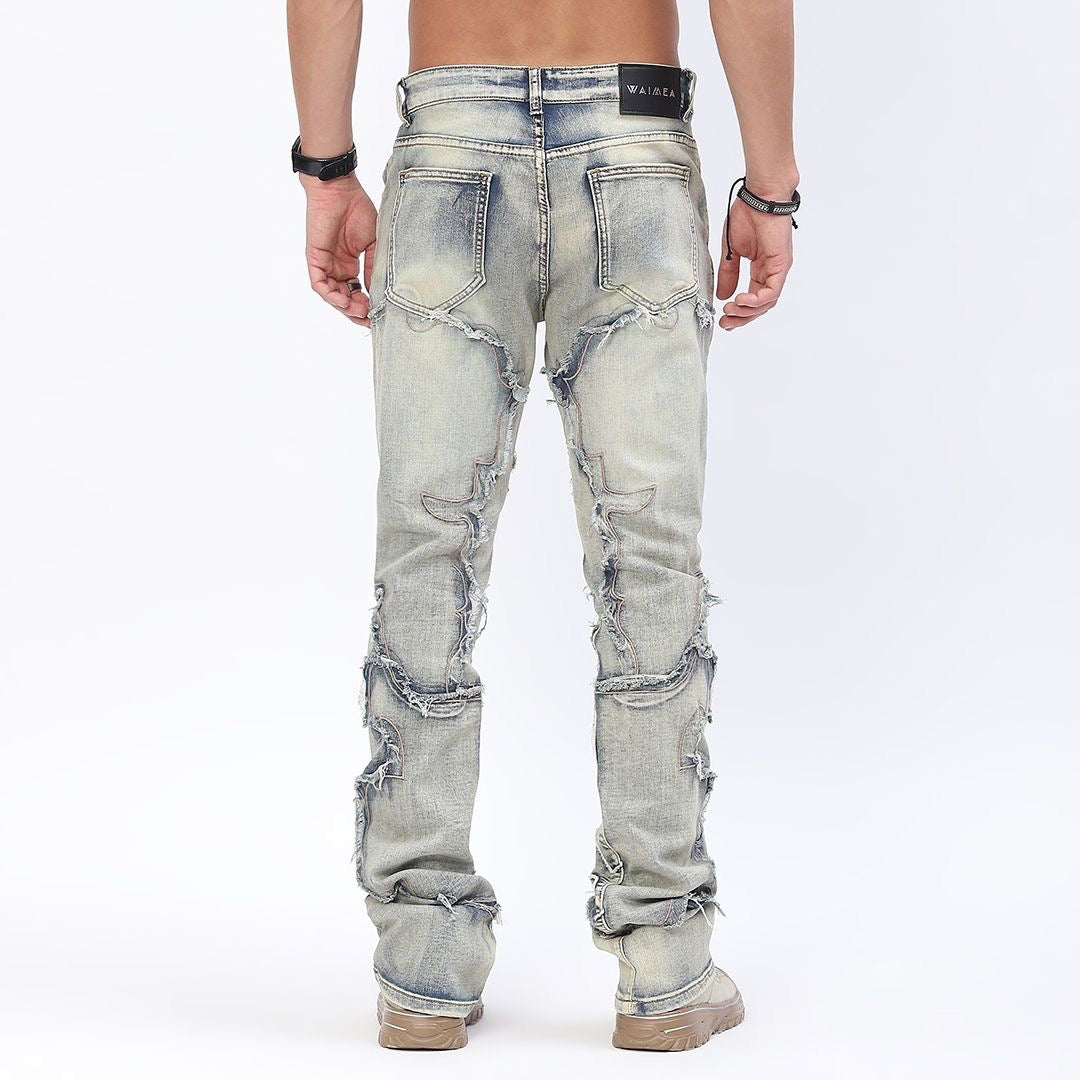 Men's Vintage Wash Stacked Denim